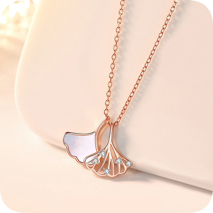 纯金LOVOYO爱有感应项链 真爱永恒系列-两心相悦