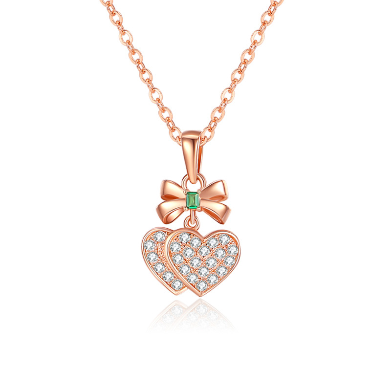 LOVOYO爱有感应项链 爱有感应系列-两心相连