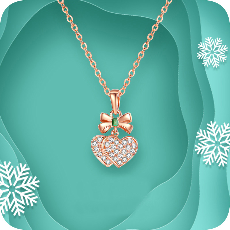 LOVOYO爱有感应项链 爱有感应系列-两心相连