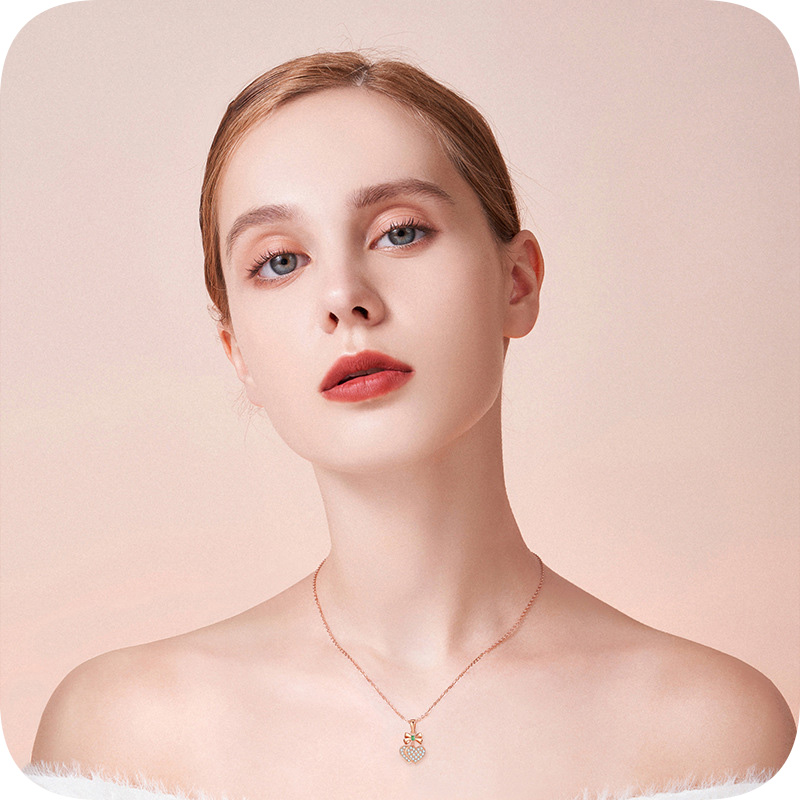 LOVOYO爱有感应项链 爱有感应系列-两心相连